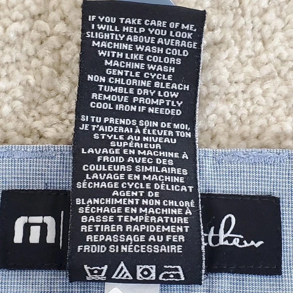 Travis Mathew Men's Shorts Size 38 Actually Measure 40 Blue Lightweight Shorts